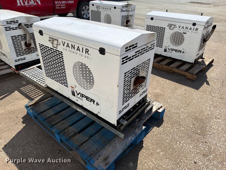 image for item EW5033 (2) Vanair Viper G80 air compressors