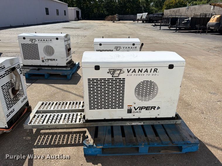 image for item EW5033 (2) Vanair Viper G80 air compressors