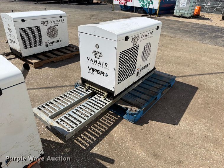 image for item EW5033 (2) Vanair Viper G80 air compressors