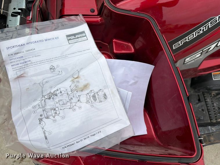 image for item EW5034 2016 Polaris Sportsman 570SP ATV