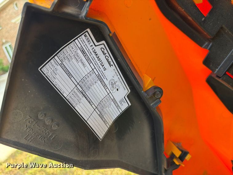 image for item EW5067 2022 Cub Cadet 13AKA9TSA10 lawn mower
