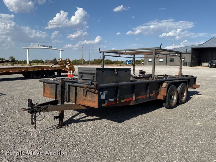 image for item EW8702 2014 Diamond C utility trailer