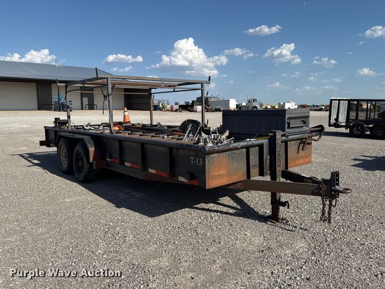 image for item EW8702 2014 Diamond C utility trailer
