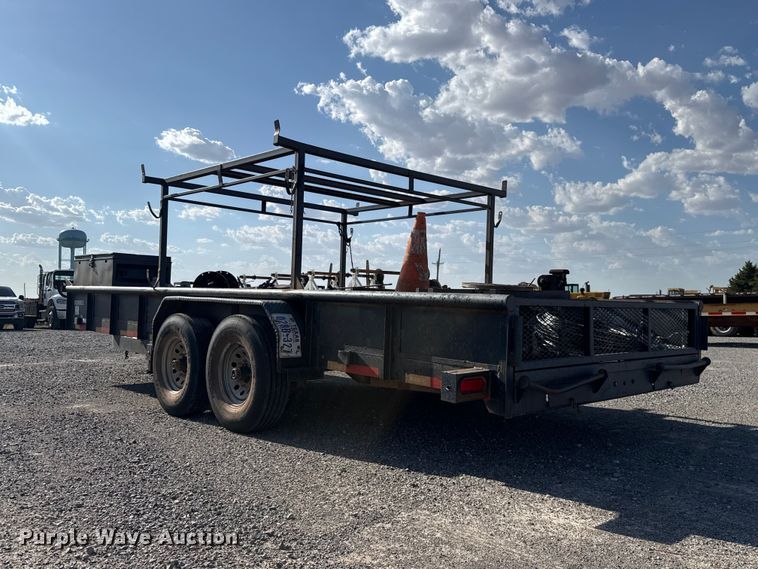 image for item EW8702 2014 Diamond C utility trailer