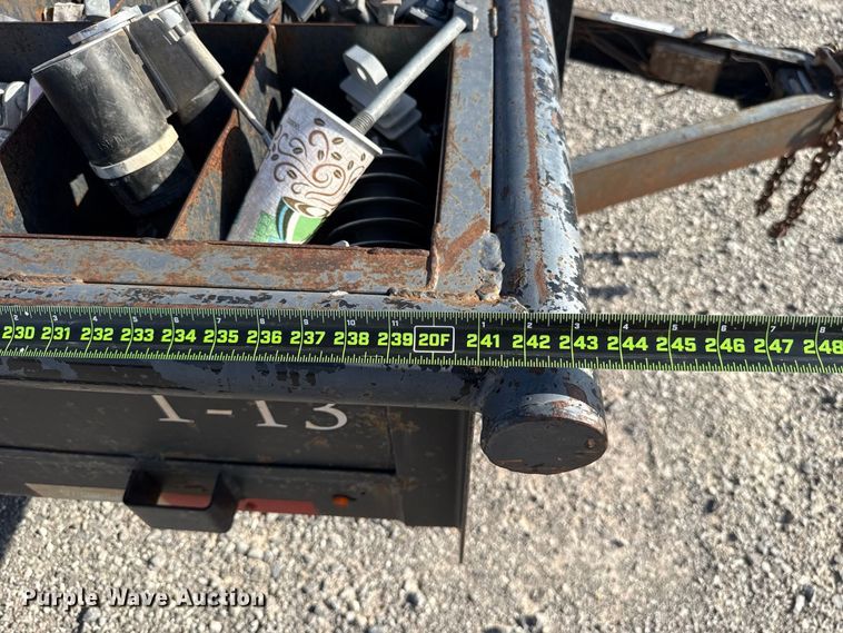 image for item EW8702 2014 Diamond C utility trailer