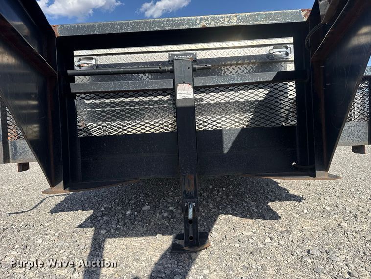 image for item EW8703 2015 J & B Manufacturing 82X16LBGN pressure washer trailer