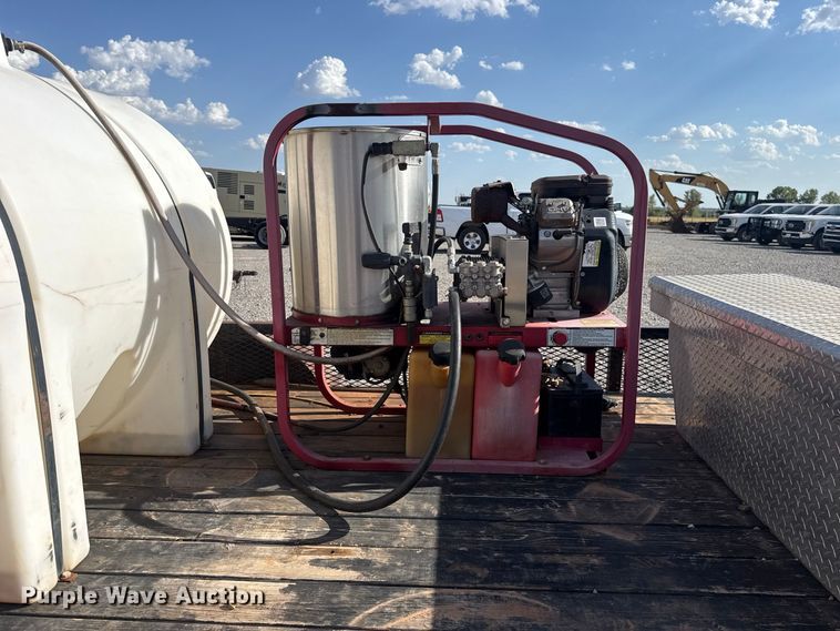 image for item EW8703 2015 J & B Manufacturing 82X16LBGN pressure washer trailer