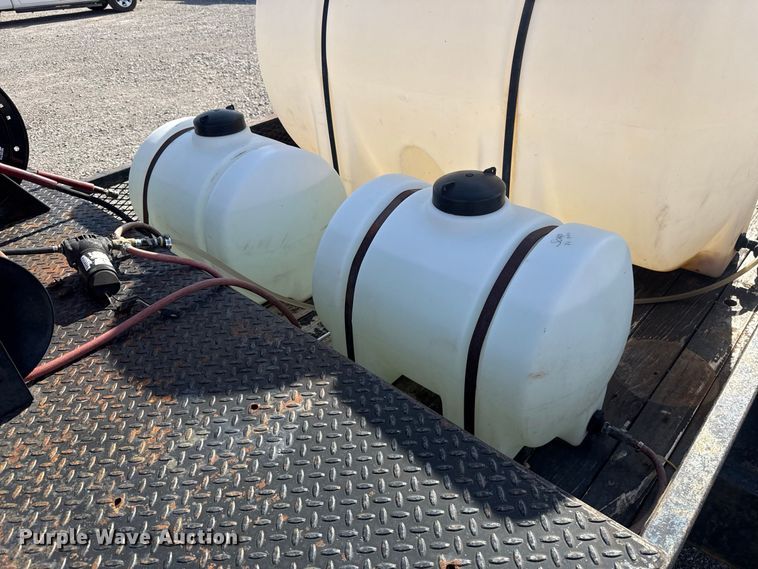 image for item EW8703 2015 J & B Manufacturing 82X16LBGN pressure washer trailer