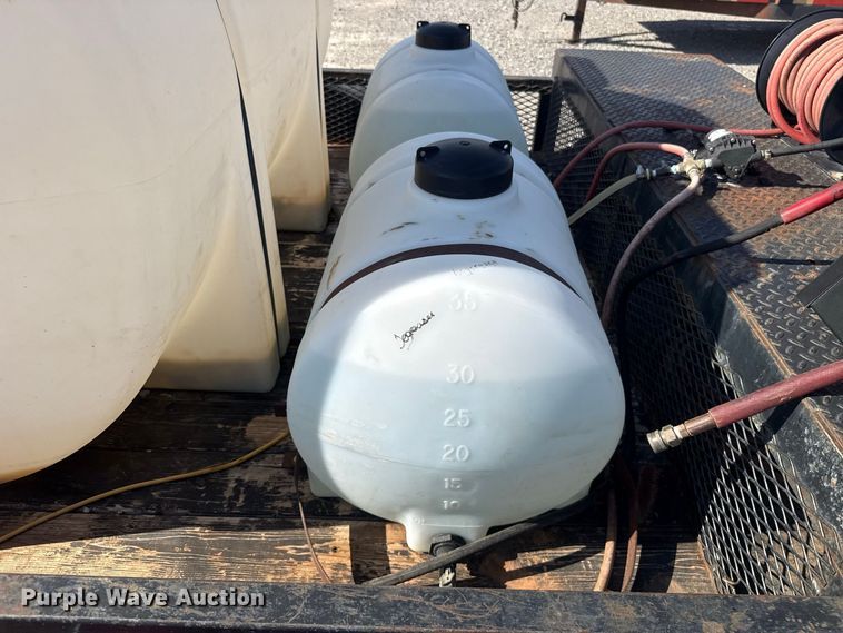 image for item EW8703 2015 J & B Manufacturing 82X16LBGN pressure washer trailer