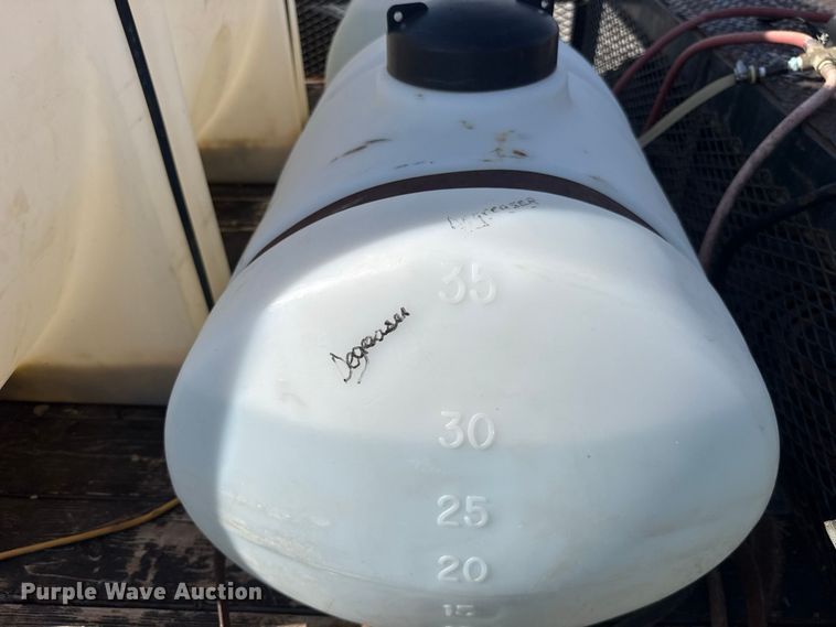 image for item EW8703 2015 J & B Manufacturing 82X16LBGN pressure washer trailer