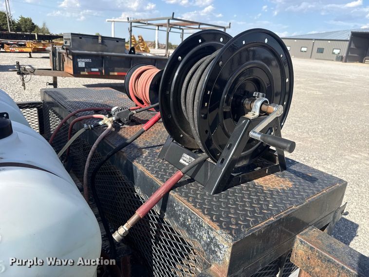 image for item EW8703 2015 J & B Manufacturing 82X16LBGN pressure washer trailer