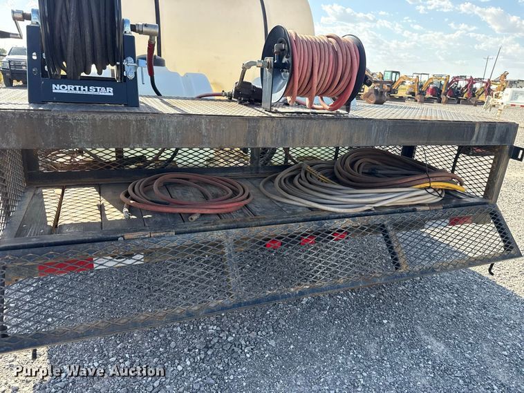 image for item EW8703 2015 J & B Manufacturing 82X16LBGN pressure washer trailer
