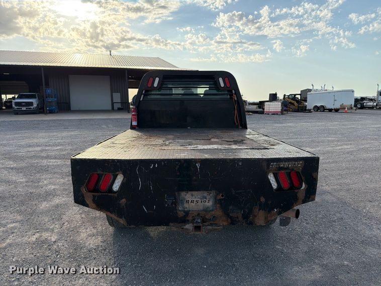 image for item EW8706 2017 Ford F250 Super Duty Crew Cab flatbed pickup truck
