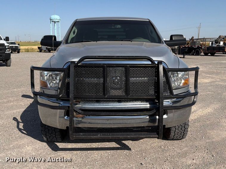 image for item EW8716 2012 Dodge Ram 2500 Crew Cab flatbed pickup truck