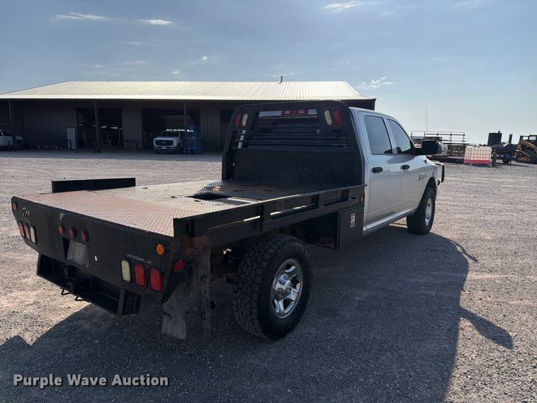 image for item EW8716 2012 Dodge Ram 2500 Crew Cab flatbed pickup truck