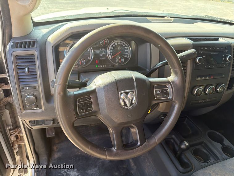 image for item EW8716 2012 Dodge Ram 2500 Crew Cab flatbed pickup truck