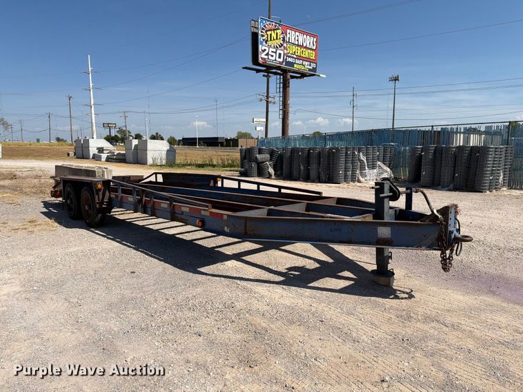 image for item EW8729 2005 Belshe equipment trailer