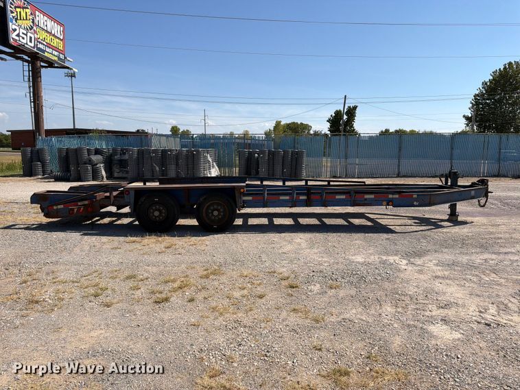 image for item EW8729 2005 Belshe equipment trailer