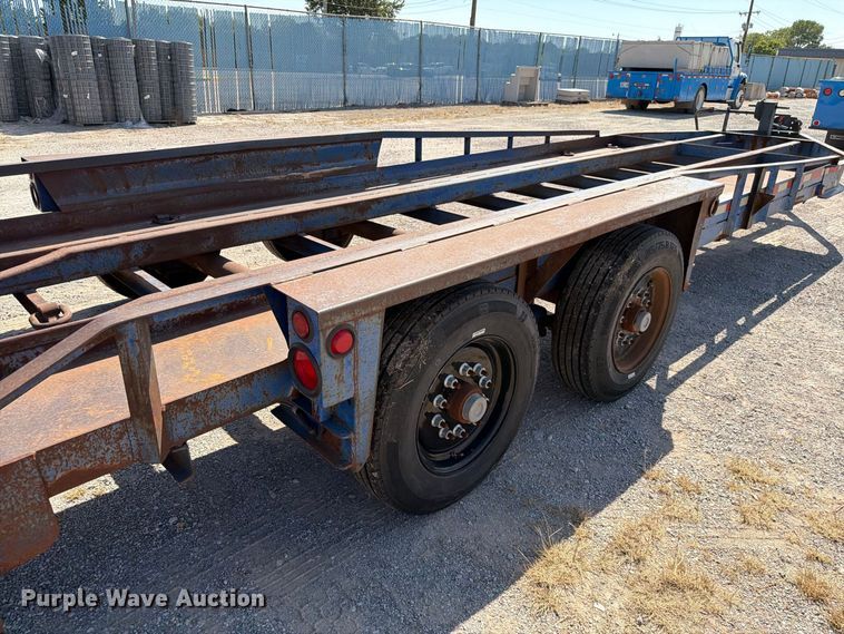 image for item EW8729 2005 Belshe equipment trailer