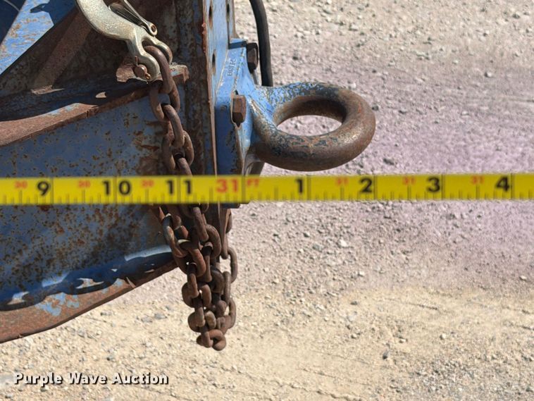image for item EW8729 2005 Belshe equipment trailer