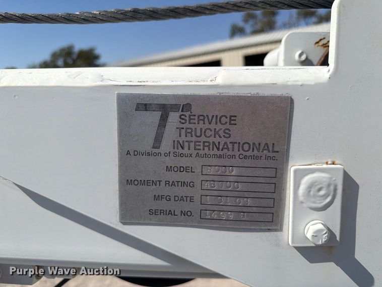 image for item EW8811 2003 Kenworth T300 utility / service truck