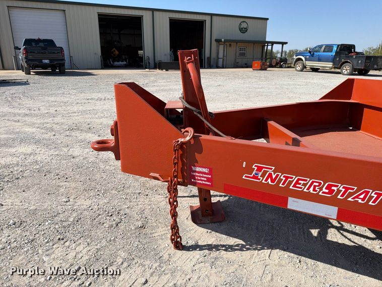 image for item EW8821 2001 Interstate equipment trailer