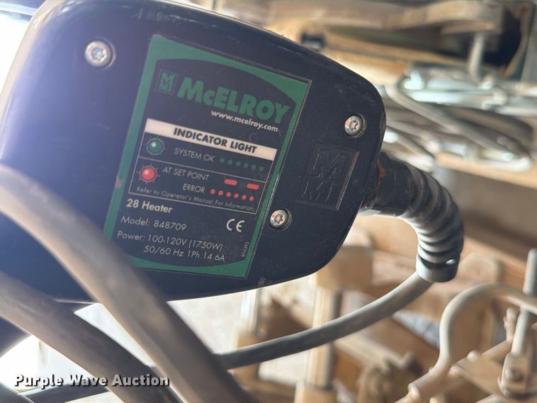 image for item EW8858 McElroy poly pipe fusion machine