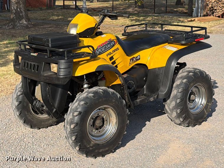 2002 Polaris 700twin Sportsman 4x4 ATV