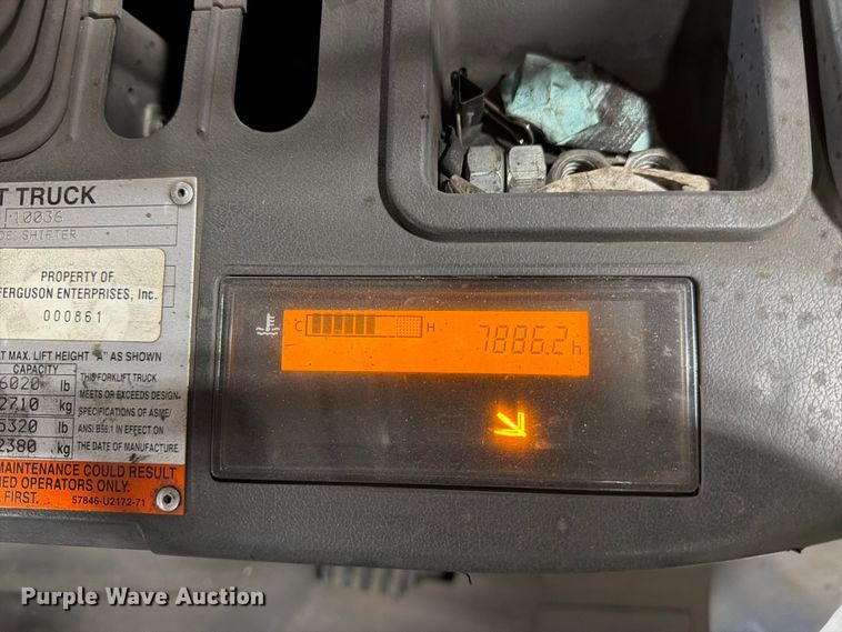 image for item EX0507 2020 Toyota 8FGU32 forklift