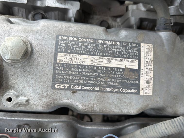 image for item EX0508 2018 UniCarriers PF70 forklift
