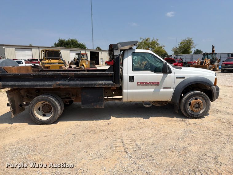 image for item EX2585 2007 Ford F450 Super Duty dump truck