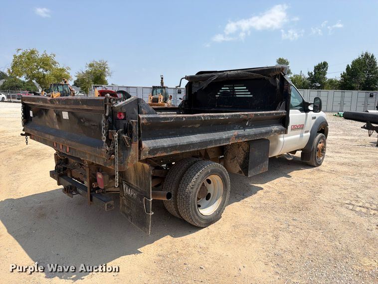 image for item EX2585 2007 Ford F450 Super Duty dump truck