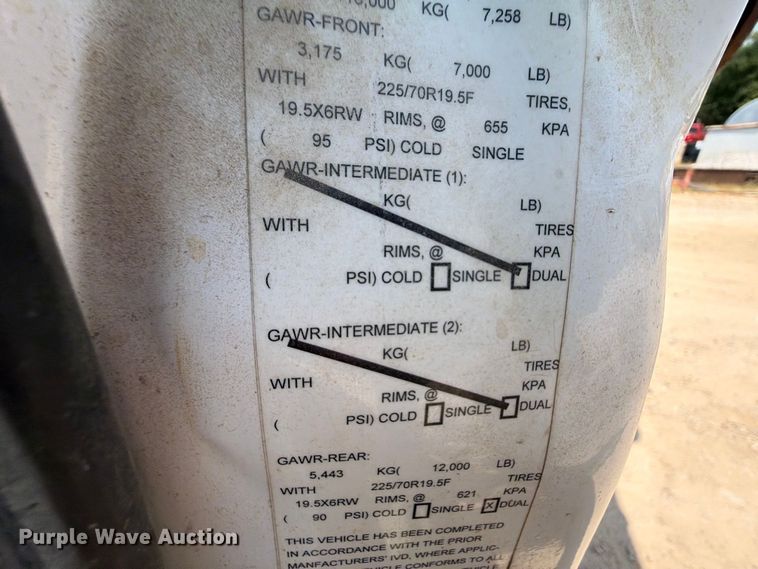 image for item EX2585 2007 Ford F450 Super Duty dump truck