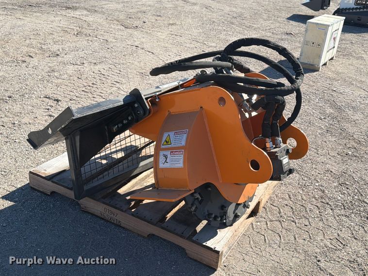 image for item EX4168 LandHonor skid steer stump grinder