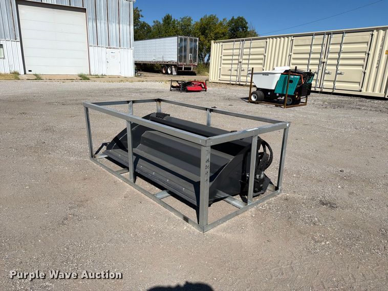 image for item EX4207 2026 LandHonor HB-12-72W skid steer combination rake bucket
