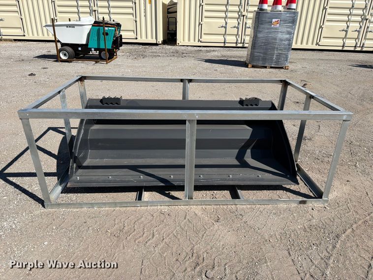 image for item EX4207 2026 LandHonor HB-12-72W skid steer combination rake bucket