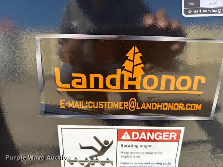 image for item EX4207 2026 LandHonor HB-12-72W skid steer combination rake bucket