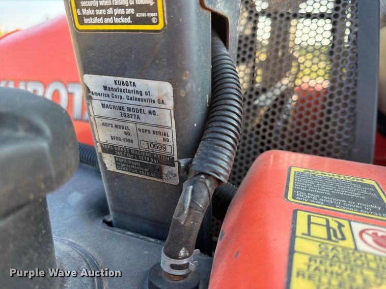 image for item EX4240 Kubota RCK6UP ZTR lawn mower