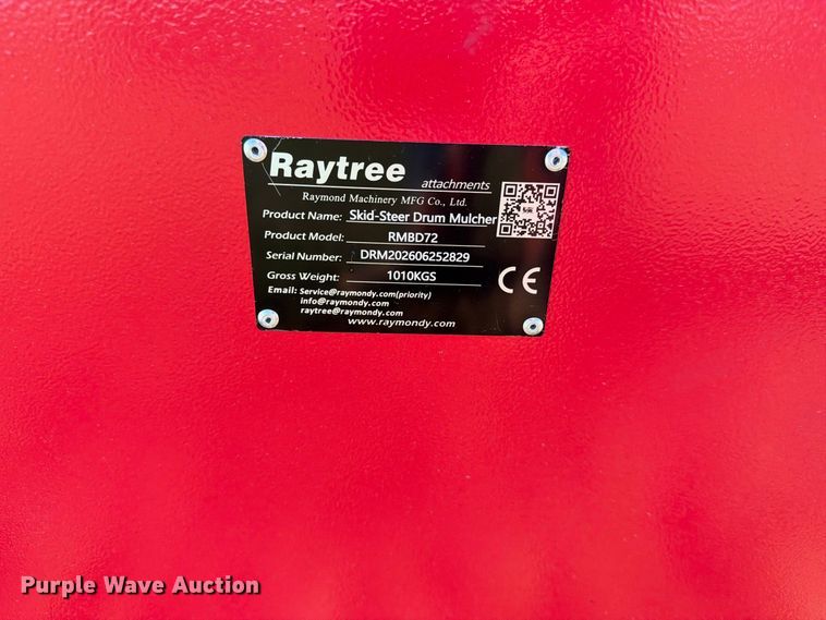 image for item EX4249 Raytree RMBD72 skid steer mulcher