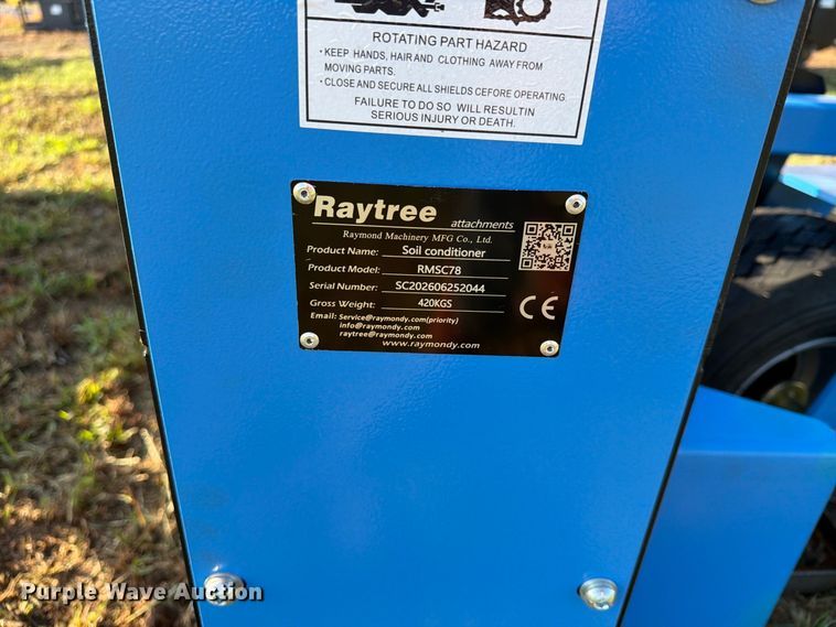 image for item EX4250 Raytree RMSC78 skid steer soil conditioner