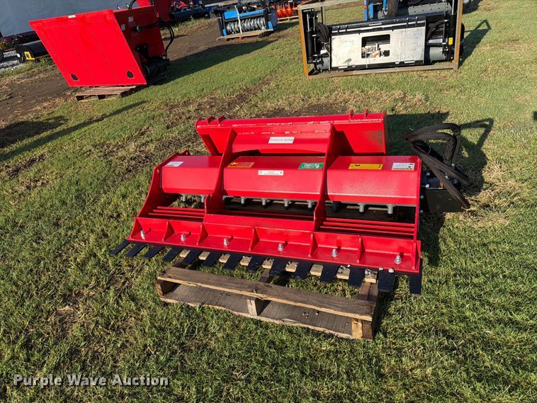 image for item EX4252 Raytree RMLL60 skid steer power rake land leveler