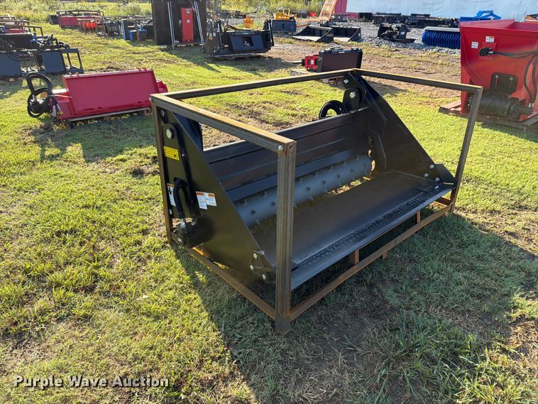 image for item EX4253 Raytree RPRB72 skid steer 6-in1 power rake bucket