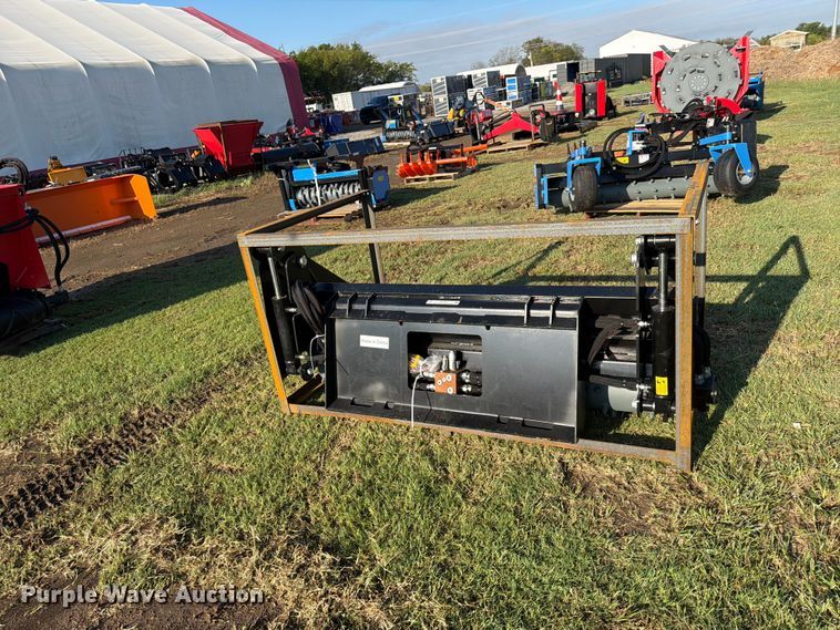 image for item EX4253 Raytree RPRB72 skid steer 6-in1 power rake bucket