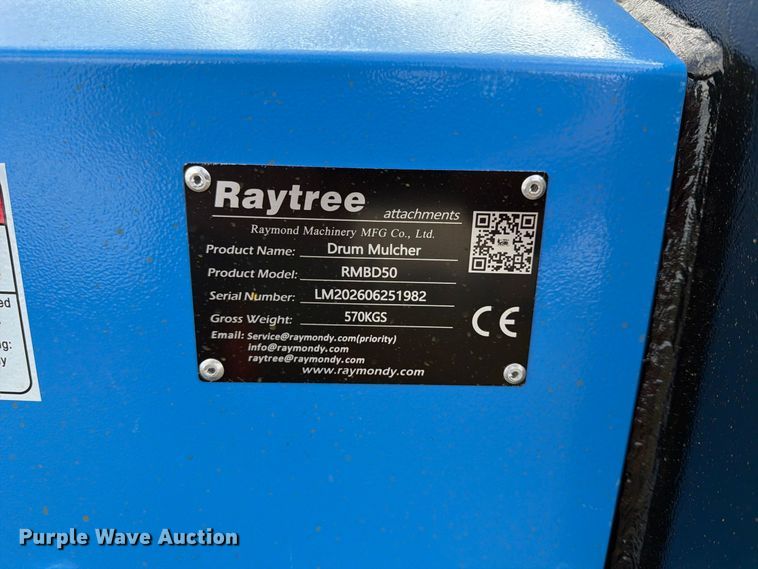image for item EX4265 Raytree RMBD50 skid steer mulcher
