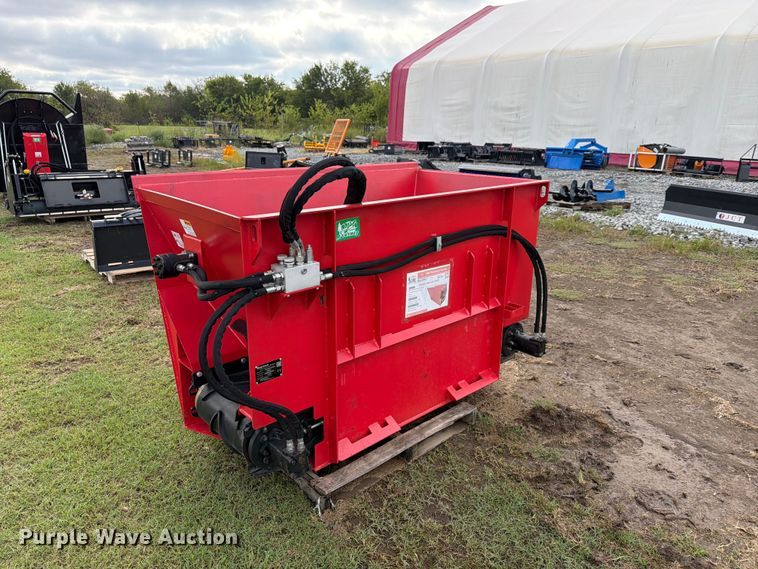image for item EX4266 Raytree RSDB72 skid steer side discharge bucket