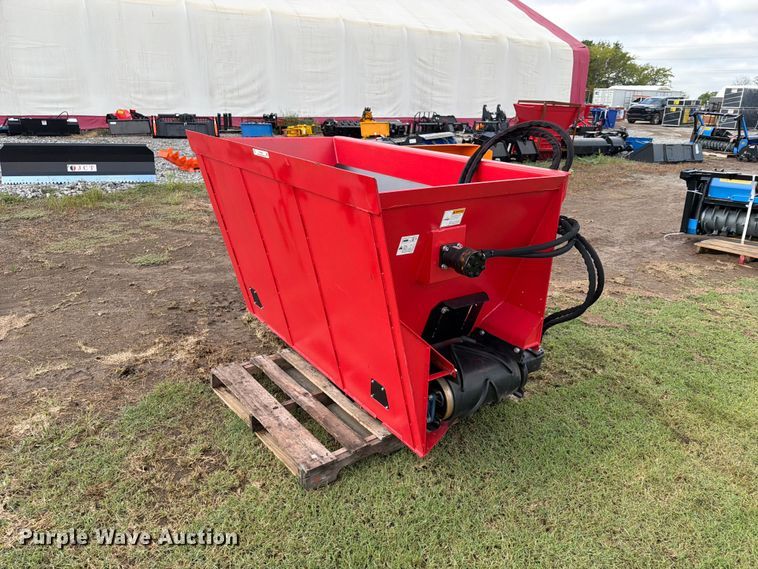 image for item EX4266 Raytree RSDB72 skid steer side discharge bucket