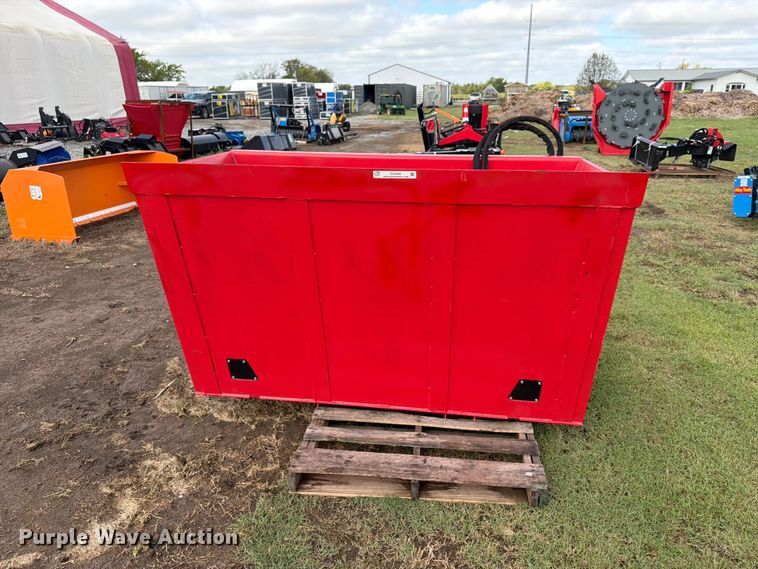 image for item EX4266 Raytree RSDB72 skid steer side discharge bucket