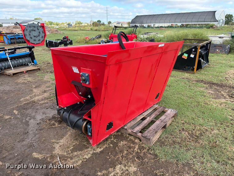 image for item EX4266 Raytree RSDB72 skid steer side discharge bucket
