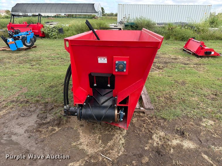 image for item EX4266 Raytree RSDB72 skid steer side discharge bucket