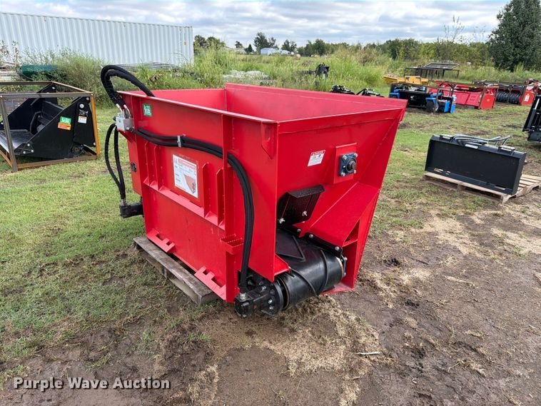 image for item EX4266 Raytree RSDB72 skid steer side discharge bucket